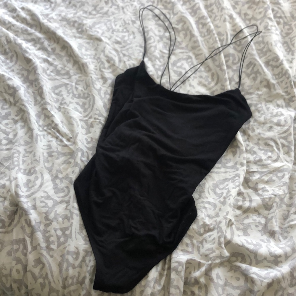 Bardot Strappy-Back Bodysuit